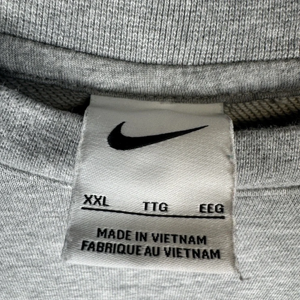 Nike Tiger Woods 25th Anniversary Mens XXL Gray Crew Golf Sweatshirt DJ9919-063
